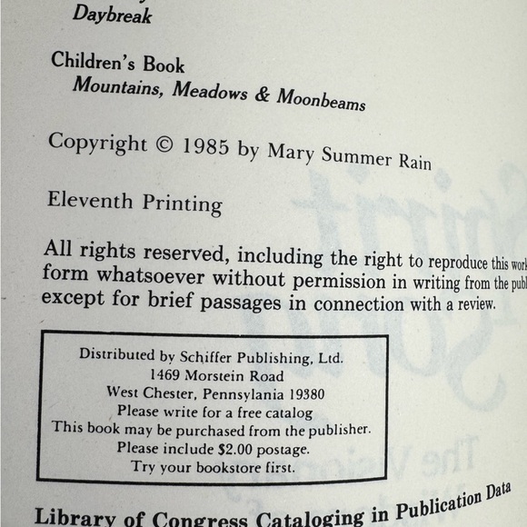 Spirit Song: The Visionary Wisdom of No-Eyes by Mary Summer Rain Vintage 1985 - Picture 4 of 5